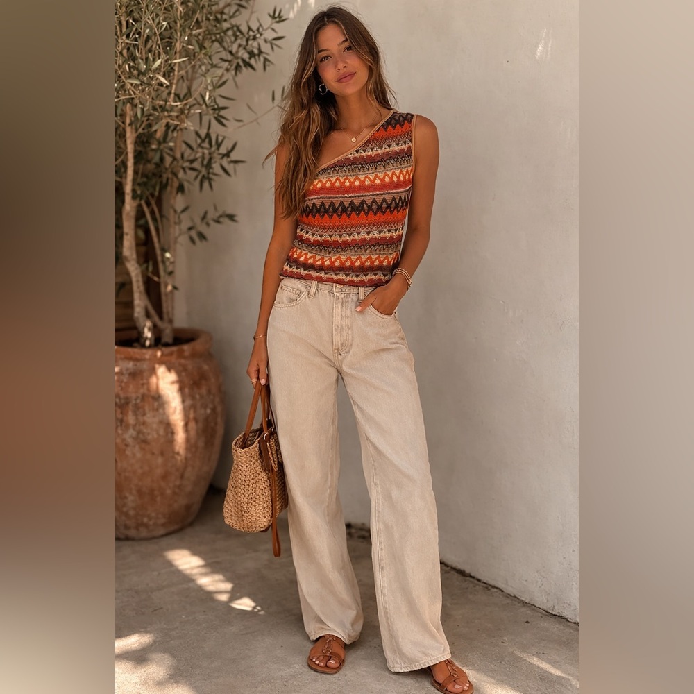 Cute summer knit top